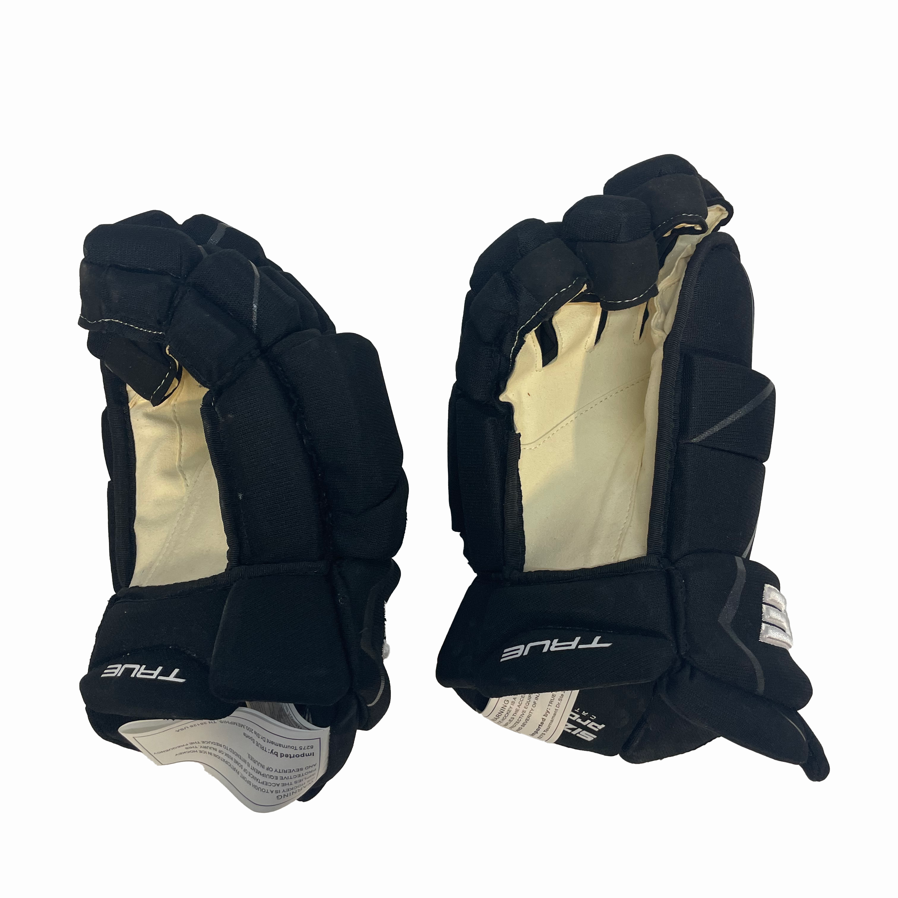 True Catalyst 9X – Gant professionnel de la LNH – Flames de Calgary (noir)